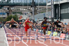 Mens 110 metres hurdles, 2017 Great North CityGames, Gateshead/Newcaste. Photo: David T. Hewitson/Sports for All Pics